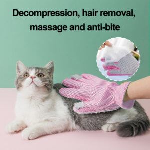 Precision Grooming Glove for Happy, Fluffy Cats!